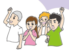 イラスト:支えあう人たち