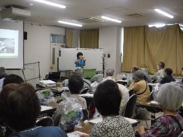 写真：緑のカーテンづくり講習会1