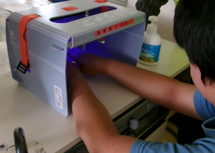 災害時の健康管理についての写真