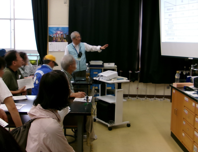 防災講和の写真