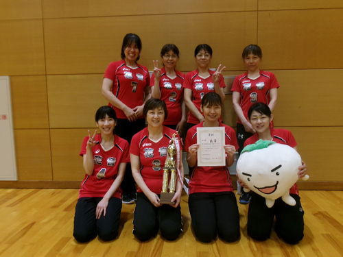 表彰式後の集合写真(花音チーム)