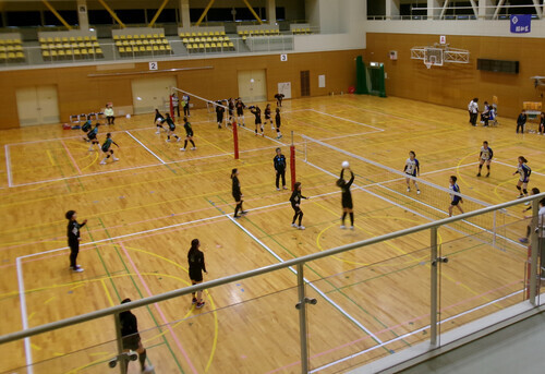 写真:試合中の様子1