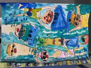 最優秀賞「絵画」小学校高学年の部の作品の写真