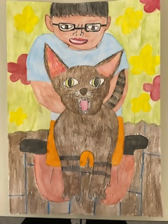 優秀賞「絵画」小学校高学年の部の作品の写真