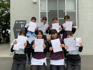 「高校女子の部」入賞者の写真