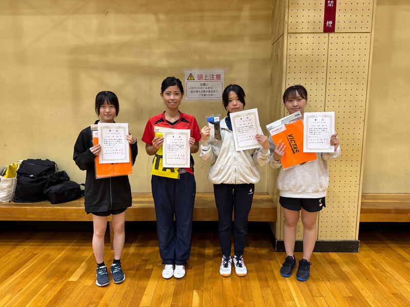 シングルス一般女子の部の写真