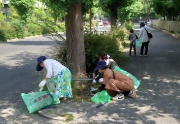 名城学区の清掃活動の写真