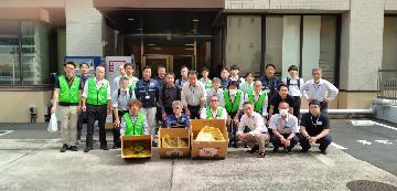 NTT西日本グループの清掃活動写真