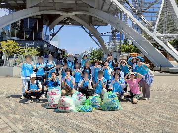 CGMボランティアなごやの清掃活動写真