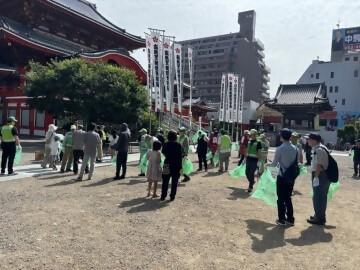 大須学区の清掃活動写真