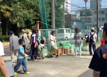 橘学区の清掃活動写真