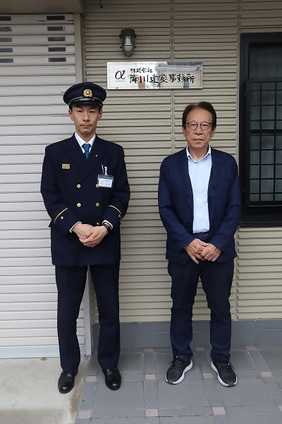 写真：正木学区防災安心まちづくり委員会と株式会社南川建築事務所との大規模災害時の支援協力協定