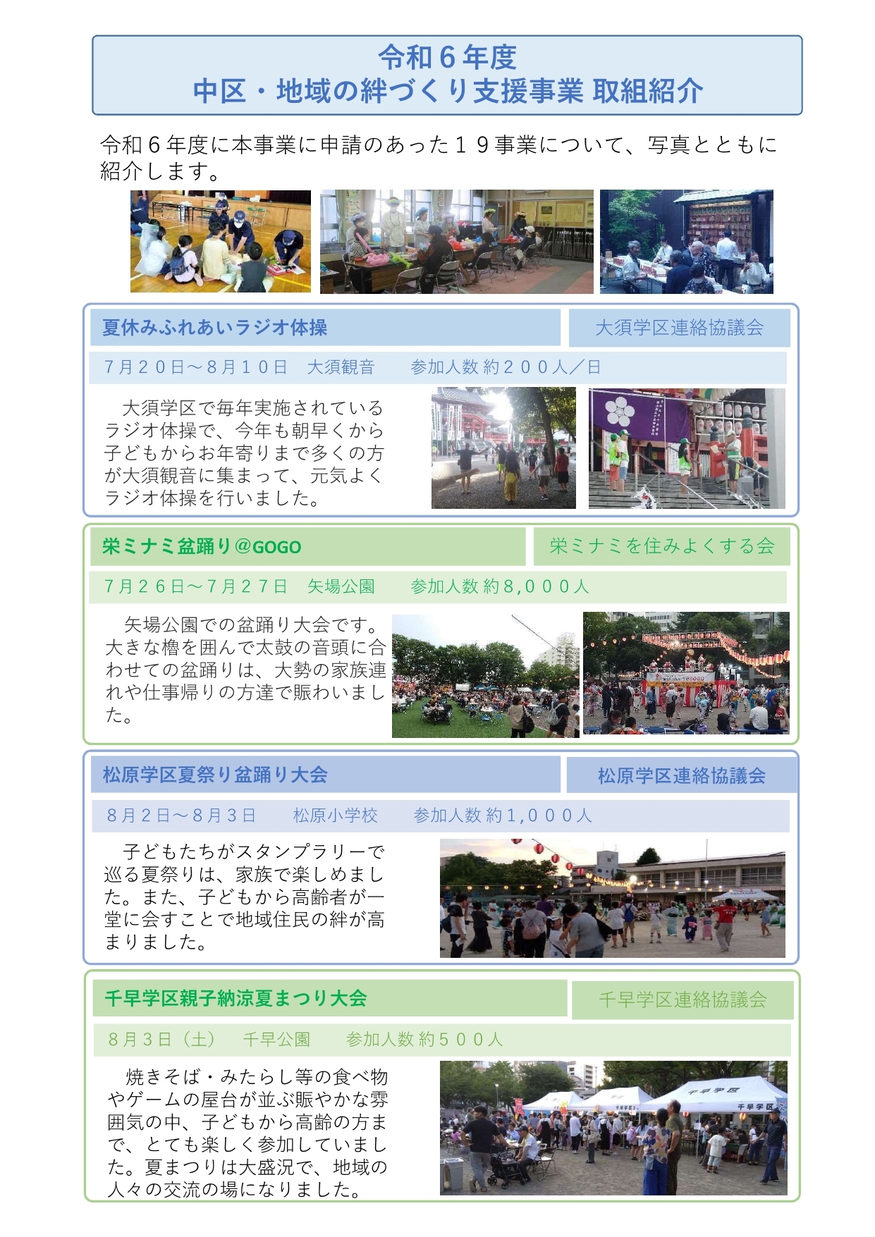 写真:絆づくり支援事業紹介1