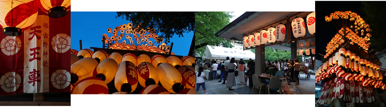 写真:宵祭りの様子