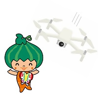 イラスト:かぼっちとドローン