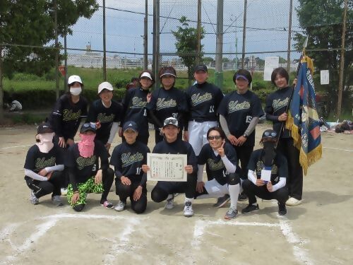 写真：優勝のうえだチーム