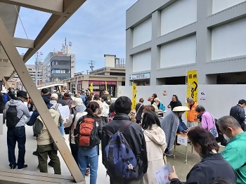 写真:ゴールの様子