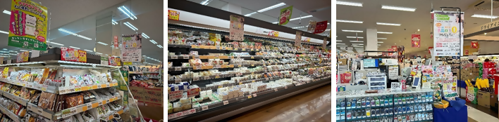 写真：実施店舗の広報の様子です。