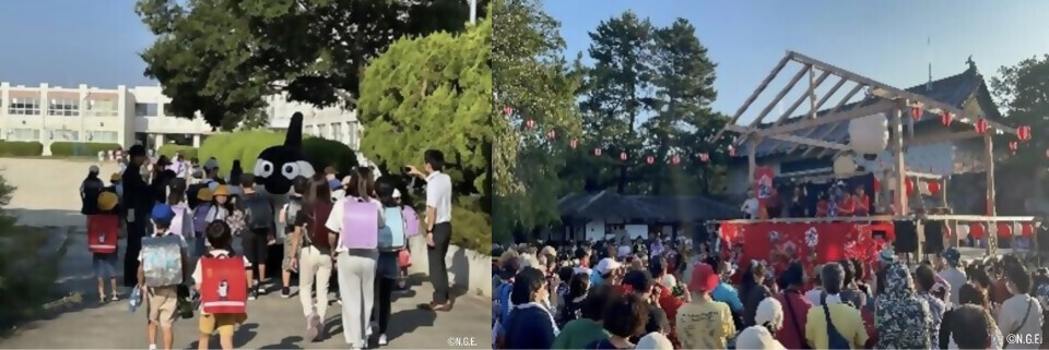 写真：名古屋グランパスによる地域活性化活動