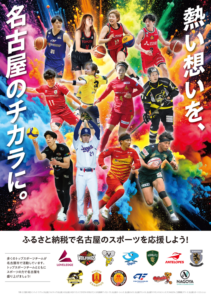 写真：トップスポーツチーム活動支援事業チラシ