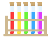 ジュースの色素の画像です。