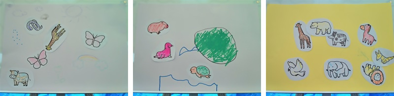 作品10から12の写真