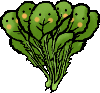 大高菜のイラスト