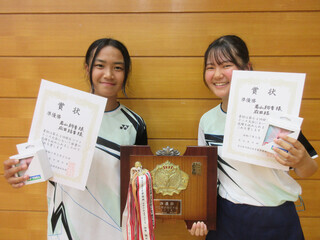 準優勝者の写真