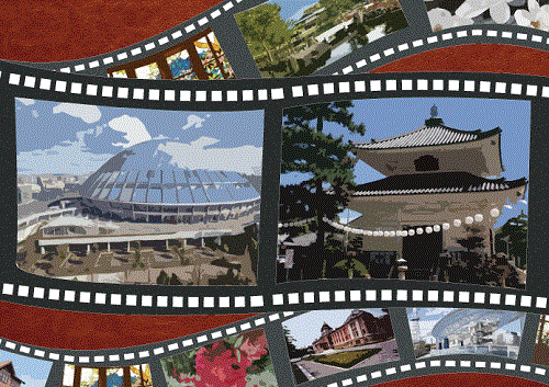 写真：作品2東区ウェブサイトトップページに掲載している作品