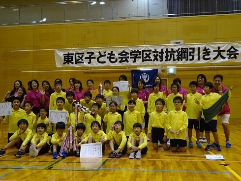写真：山吹学区の子供達