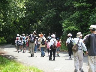 親子ハイキング大会の写真