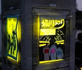 写真:きれいなライトアップ