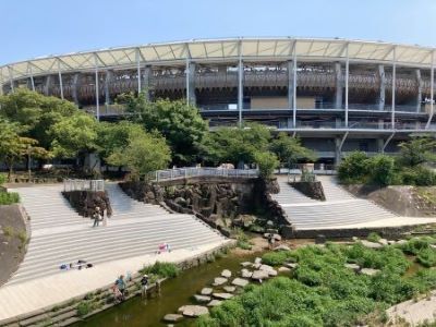 親水広場の写真