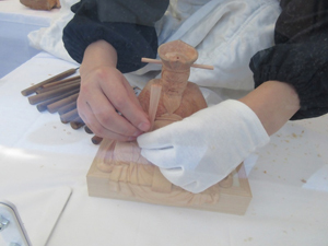 写真:製作実演の様子2