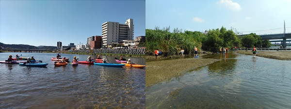 写真:Eボート・生物調査のイメージ