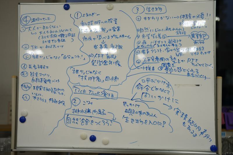 写真：みんなの発表を1つにまとめたもの