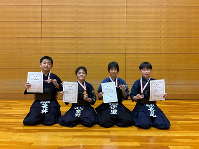 小学5・6年の部入賞者の写真