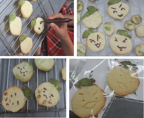 写真:完成したクッキー