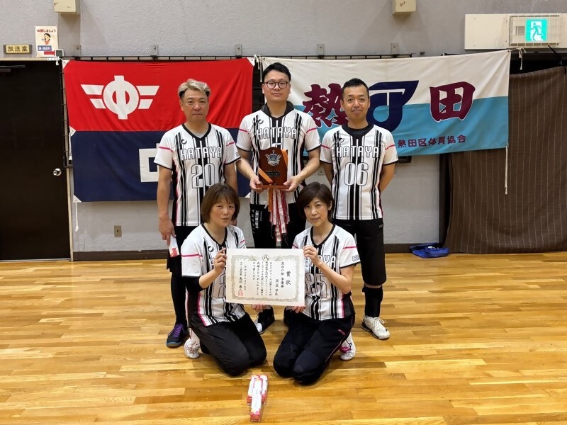 写真:準優勝された旗屋学区の皆さん