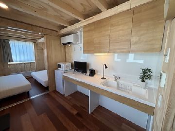 写真：移動式宿泊施設