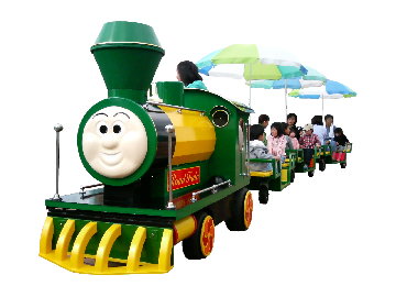 写真：シャボン玉ロードトレイン