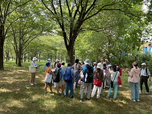 小幡緑地を訪れた子ども実行委員の写真