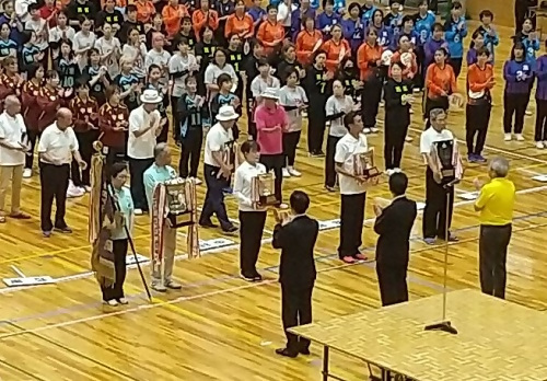 写真:総合開会式の様子