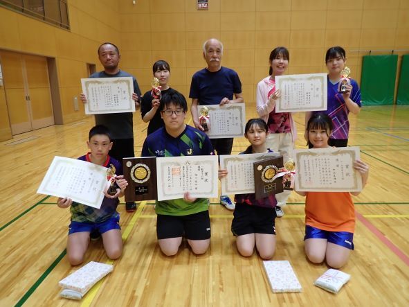 優勝者の集合写真