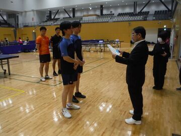 男子ダブルス表彰式