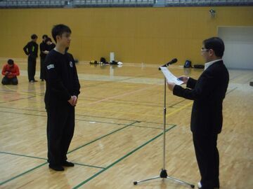 男子シングルス一般の部表彰式