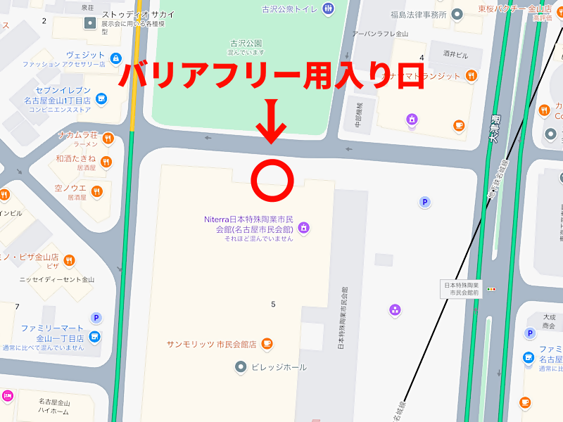 地図:フォレストホール周辺