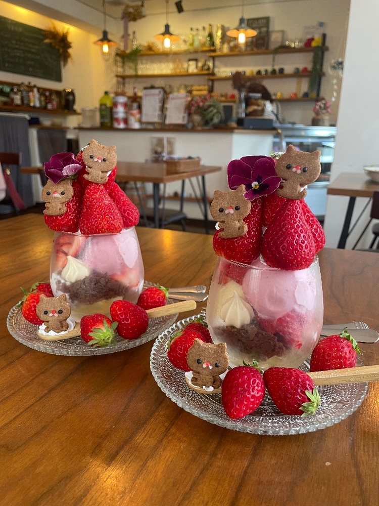 カフェブルのパフェの写真