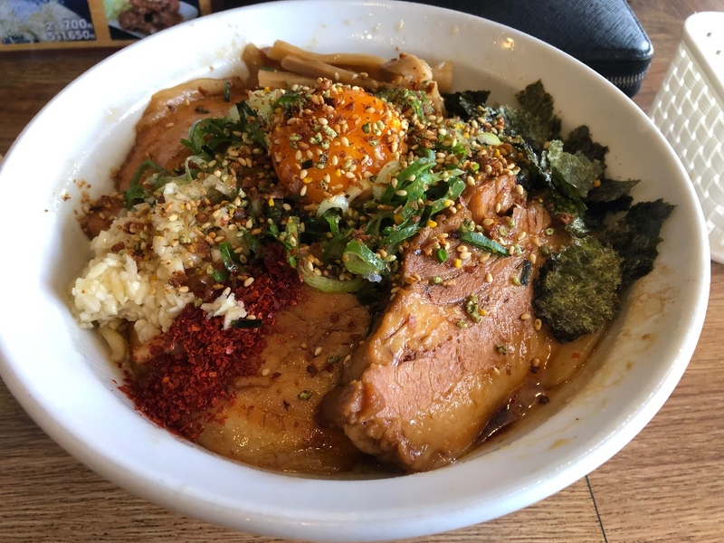 月麺の「肉油そば」の画像