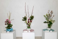 子どもいけばな体験教室参加者の作品